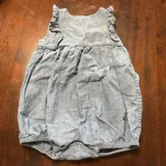 Ralph Lauren ポロラルフローレン　デニムロンパース 7ヶ月75センチ