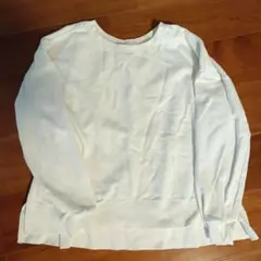 ciaopanic typt　ホワイト クルーネック 長袖トレーナー