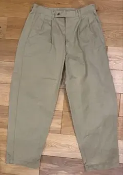 ☆新品未使用☆SCYE BASICS セルビッジチノ 2タック サイズ40