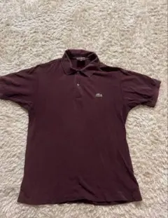 LACOSTE バーガンディ ポロシャツ サイズ4