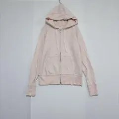 良品計画　無印良品　フルジップ パーカー（S）淡ピンク 長袖　羽織り