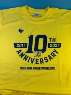 【未使用】信州ブレイブウォリアーズ 10周年記念Tシャツ Lサイズのサムネイル