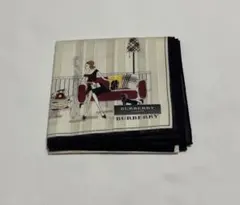 BURBERRY バーバリー ハンカチ オフホワイト 50×50cm