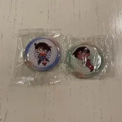 名探偵コナン 缶バッジ2個セット　くら寿司