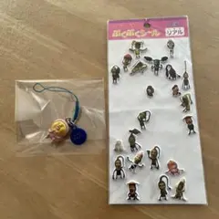 こびとづかん　ももじりキーホルダー　　ガチャ　ぷくぷくシール