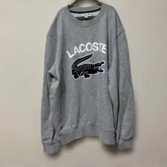 LACOSTEラコステ4 US Mグレー トレーナートップスメンズユニセックスのサムネイル