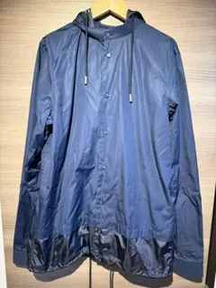 DIESEL BLACK GOLD 異素材 フードジャケット ネイビー 46 M