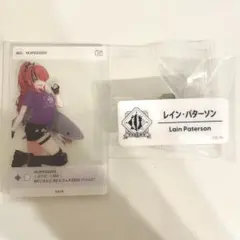 レイン・パターソン にじフェス ネームバッチ SNS風クリアカード