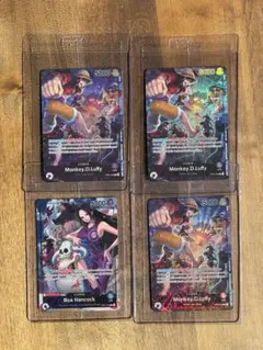 ワンピースカード英語版PSAマガジンプロモ　ハンコック　ルフィ