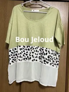 【Bou Jeloud 】ブージュルード半袖カットソー レイヤード風 異素材切替のサムネイル