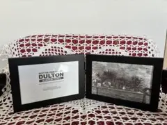 DULTON 2面フォトフレーム ブラック