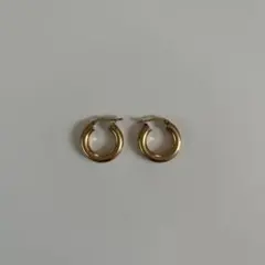 超メルカリ市限定価格＊ K18 イエローゴールド フープピアス 2×10mm