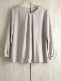 SUIT SQUARE ラウンドネックブラウス 8分袖 サイズ38（9号）