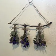 【期間限定】販売開始記念特別価格　スターチスとユーカリのガーランド