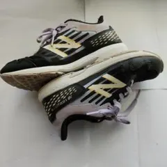New Balance　 HANZO　ハンゾー　20cm　黒　紫　キッズ