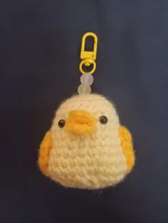 ハンドメイド　ヒヨコストラップ