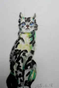 木原千春5分間ドローイング/ねこエスキース7 - メルカリ