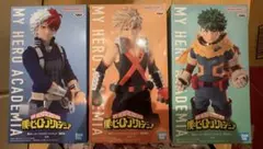 僕のヒーローアカデミア フィギュア 3点セット 緑谷出久 爆豪勝己 轟焦凍