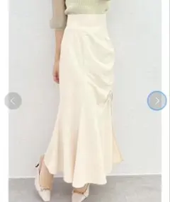 RESEXXY サイドスリットレースアップ マーメイドロングスカート