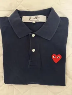 PLAY COMME des GARCONS ポロシャツ ネイビー Lのサムネイル