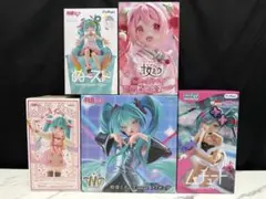 新品未開封 初音ミク 桜ミク フィギュア まとめ売り 7体セット - メルカリ