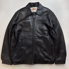 アヴィレックス　大きいサイズ　VARSITYレザージャケット　ブラック　2XLのサムネイル
