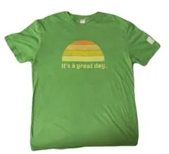 セール　FMSC Tシャツ　GOEX Mサイズ グリーン　啓蒙　慈善活動　古着