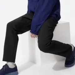UNIQLOユニクロ S ウォームストレッチパンツ 黒 ブラック 479372