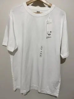 【未使用】ユニクロU クルーネックTシャツ XL 00 ホワイト 半袖