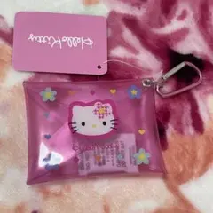 【新品】カオハナ キティ カラビナ付きクリアポーチのサムネイル