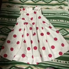 GAP baby GAP ノンスリーブワンピース　水玉 90サイズ