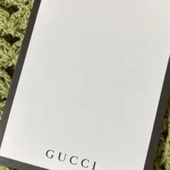 【新品未使用】GUCCI メッセージメモ帳