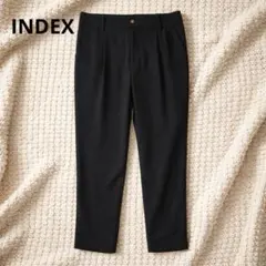 INDEX カジュアルパンツ ブラックのサムネイル