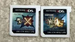 ニンテンドー3DS『モンスターハンターX／4G』2個セットなど