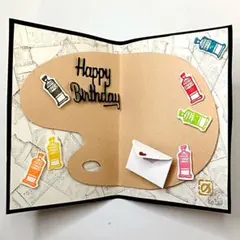 大特価♡フォロワー様限定同梱300円バースデーハンドメイドメッセージカード