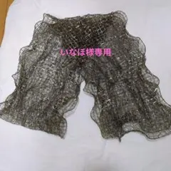 流行りの黒✕ゴールドシワ加工レース帯揚げ