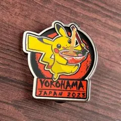 【 海外限定 】世界大会 横浜 2023 ピカチュウ 金属 ピンバッジのサムネイル