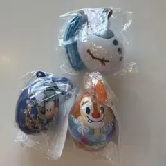 ディズニー　イースターエッグ　ミッキー　デール　オラフ