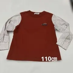 ファミリア　袖切り替え　Tシャツ110㎝