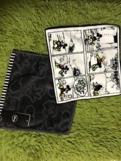 らっこ様専用ディズニーハンドタオル１枚（黒）