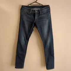 ブルー スキニーデニム