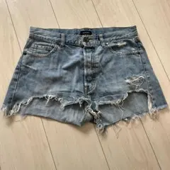 デニムショートパンツ -