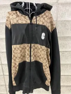 coach グレー フリース フード付きパーカー coach グレー フリース フード付きパーカー - メルカリ