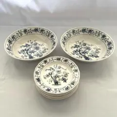 NIKKO ニッコー ブルーフラワー 洋風食器セット　昭和レトロ　新品未使用のサムネイル