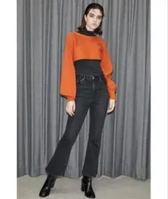 SLY スライ フレア デニムパンツ