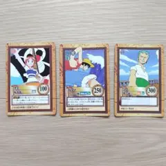 ワンピース　ハイパーバトル　カードダス　ルフィ　ゾロ　ナミ　1999年　セット