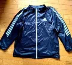 【adidas 】黒 ジップアップ ウィンドブレーカー