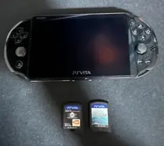 PS Vita 本体 PCH-2000 ブラック　ソフト2本付き