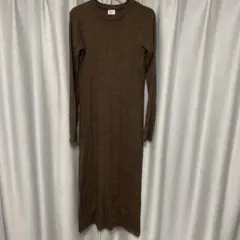 Robert P. Miller 丸首カットソーロングワンピース フリー