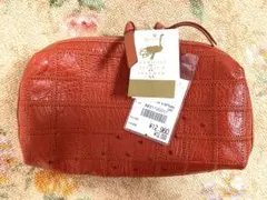 高級品 新品 オーストリッチ パッチワーク ポーチ